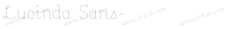 Lucinda Sans字体转换